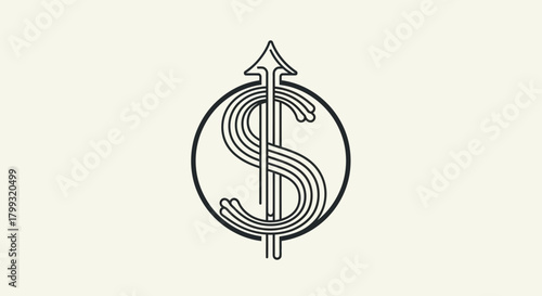 vector illustration of an old clock