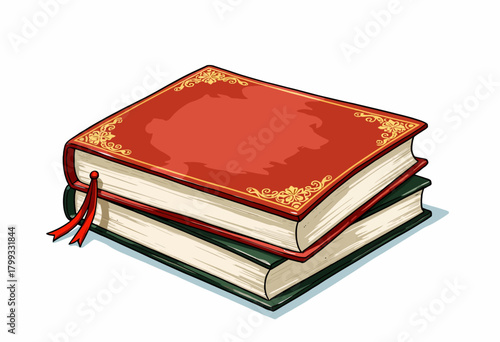 Intricately Designed Hardcover Books with Elaborate Patterns and Rich Colors Perfectly Stacked Illustrating Elegance and Classic Literary Charm