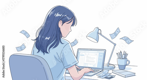 Earning Online A Young Womans Success Story.