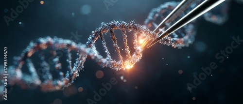 Advanced Genome Editing Techniques Showcasing Precision Therapy Process