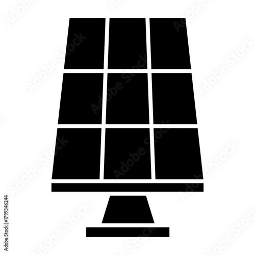 Solar cell icon