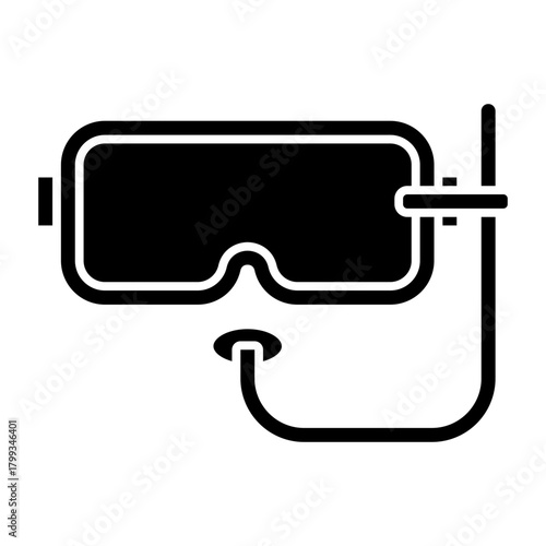 Diving mask icon
