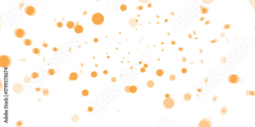 Seamless vector illustration of orange and yellow paint splashes creating an artistic cheese-like texture and pattern for a colorful backdrop