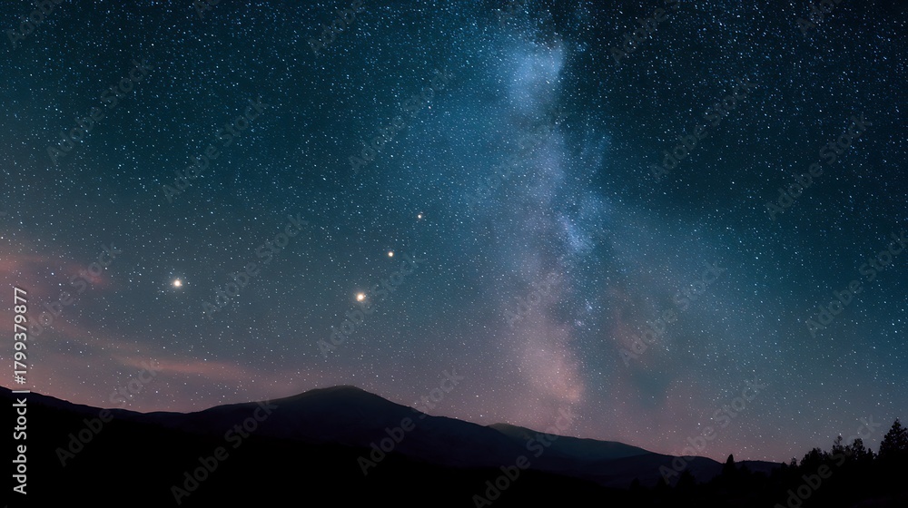 Fototapeta premium starry night sky