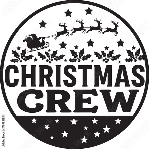 Christmas crew emblem