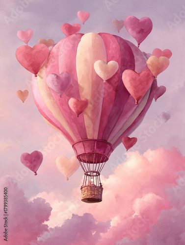 heart shaped balloons valentine