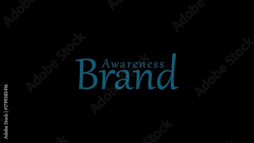 Brand Awareness Text Animation with Animate In Effect