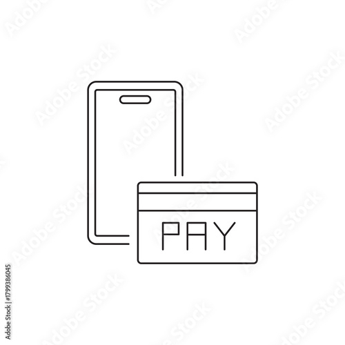 Mobile Phone Pay Credit Card Online Transaction Line