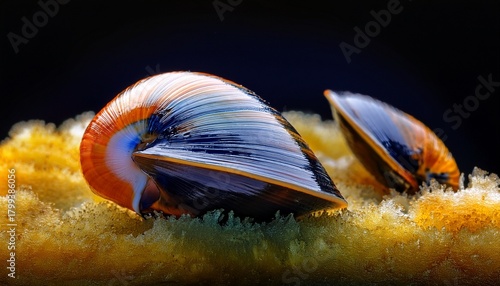 Painter S Mussel Unio Pictogrum Is European Freshwater Large Bivalve Mollusk