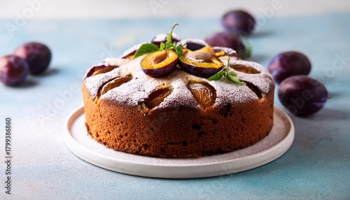 Homemade Plum Cake
