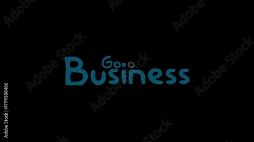 Business Goals Text Animation with Animate In Effect