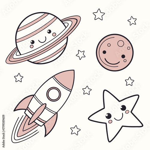 Cute Space Characters