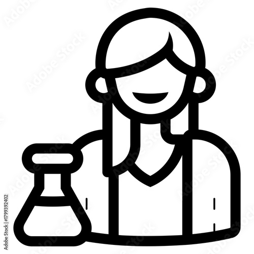 female scientist icon