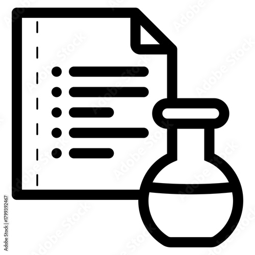 laboratory test results icon