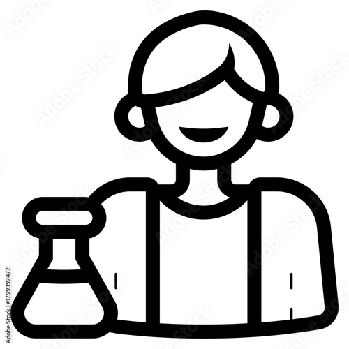 male scientist icon