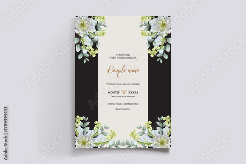Save the date wedding invitation templates