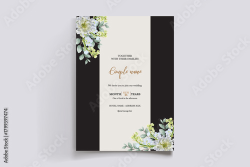Save the date wedding invitation templates