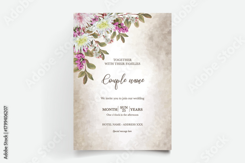 Save the date wedding invitation templates
