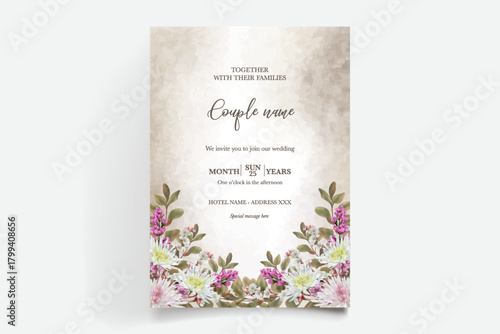 Save the date wedding invitation templates