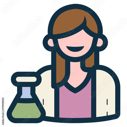 female scientist icon