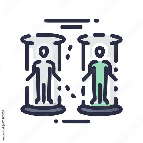 Human Cloning / Teleportation / Cryonics Pods Icon