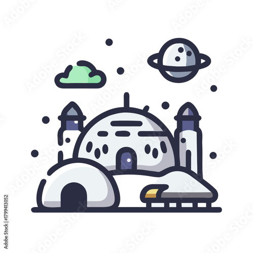 Frost Frontier: Cosmic Igloo Colony