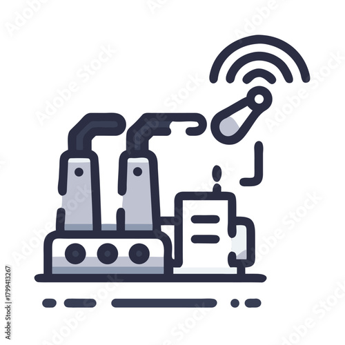 Smart Factory / Industrial IoT Icon