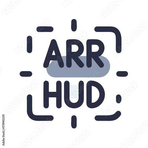 HUD Augmented Reality/Heads-Up Display Icon