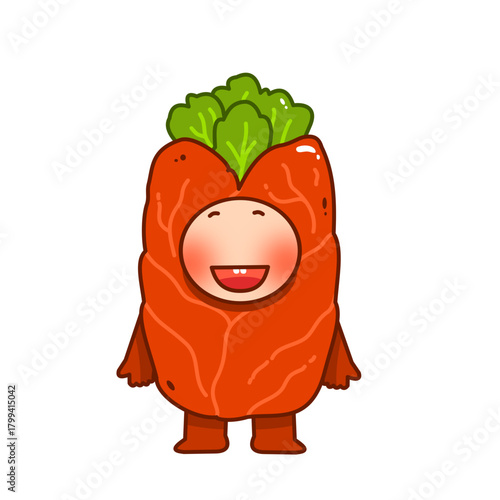 funny cartoon kimchi