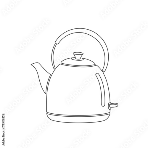 teapot vector illustration