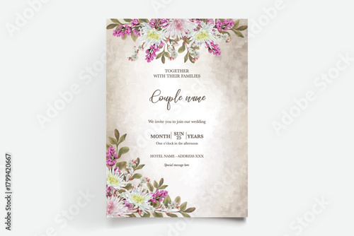 Save the date wedding invitation templates