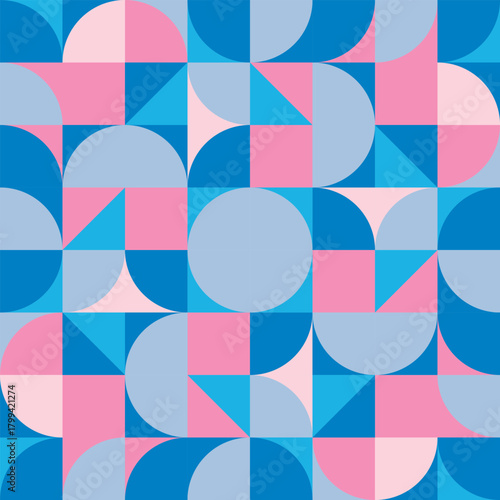 Abstract Geometric Seamless Pattern