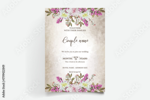 Save the date wedding invitation templates