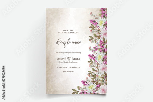 Save the date wedding invitation templates