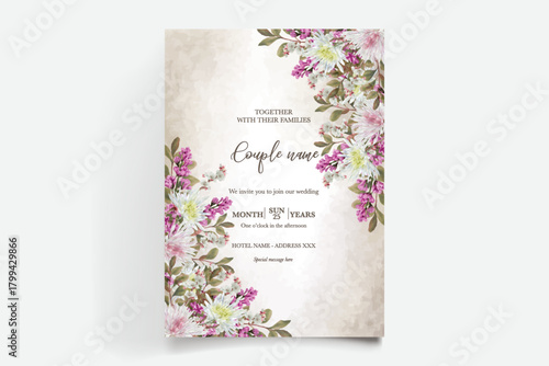 Save the date wedding invitation templates