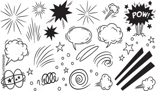 Abstract geometric composition with vibrant color splashes and clean lines suitable for modern design projects