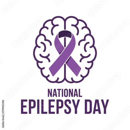 International Epilepsy Day Vector Design.