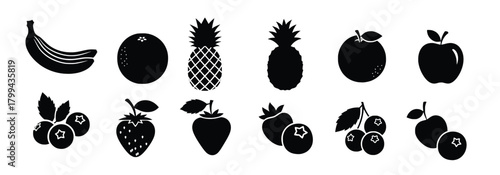 collection of various fruits including apple orange banana