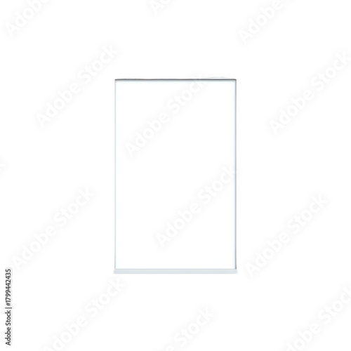 Sleek modern banner stand for promotional content