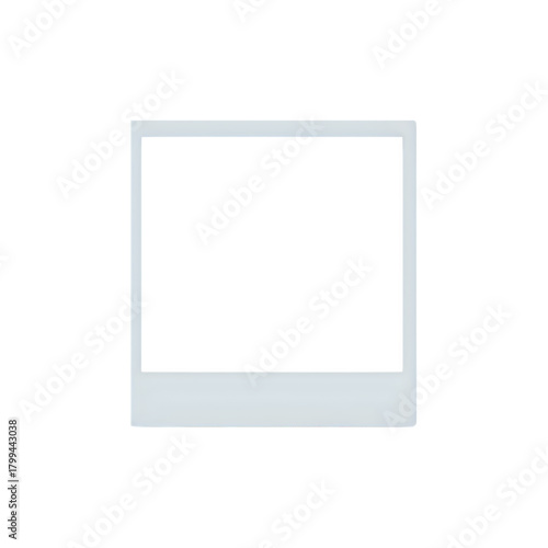 Retro instant photo frame with space for memories