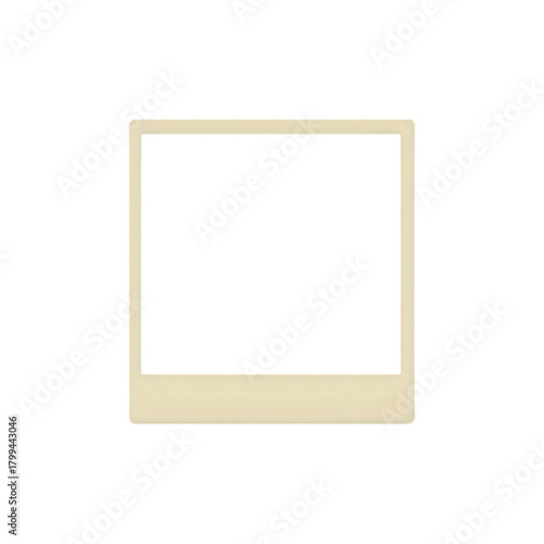 Instant photo frame template for memories design