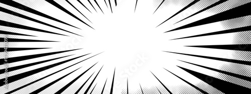 Comic background full of manga burst and anime light. Fast motion burst gives this anime comic background its unique drive.
