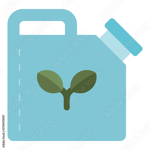 organic chemistry bio fuel flat icon