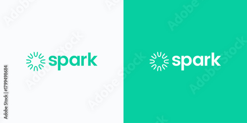 Spark Logo Design Modern Unique
