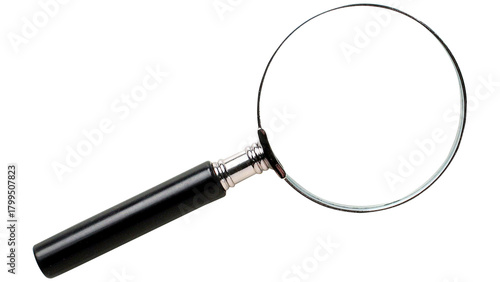 Magnifying Glass on isolated Background, Close-Up Inspection Tool, Sleek Optical Lens Design, magnifying glass png, png of magnifying glass, 