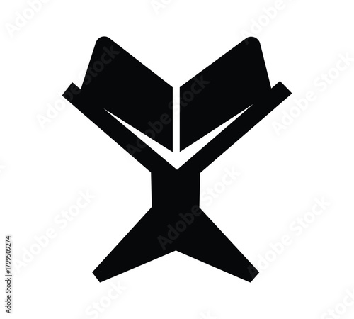 Quran stand black symbol illustration muslim ramadan kareem