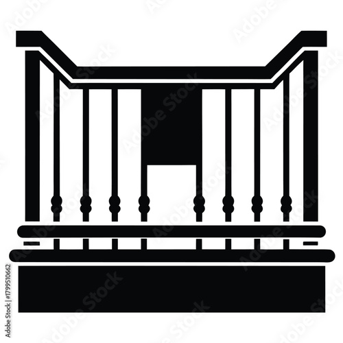 balcony vector icon