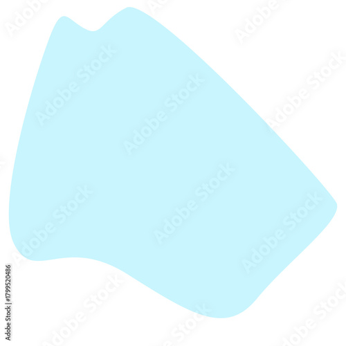 Simple blue bathtub for bath time hygiene, suitable for childcare, skincare, or family health education visuals.