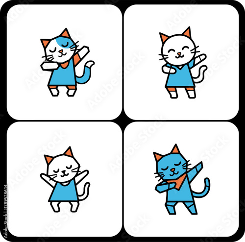 Cartoon watermelon slice characters with smiles and sunglasses,  Cute summer fruit mascots with seeds,  Playful watermelon characters for kids