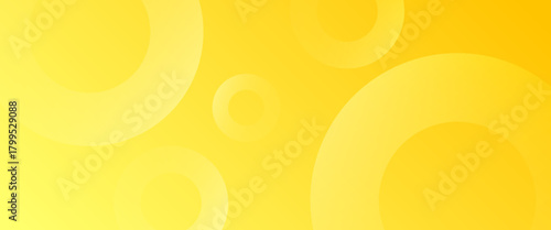 gradient yellow background. Abstract yellow modern background with circle elements.